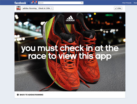 Adidas Checkin to Win: project image 5