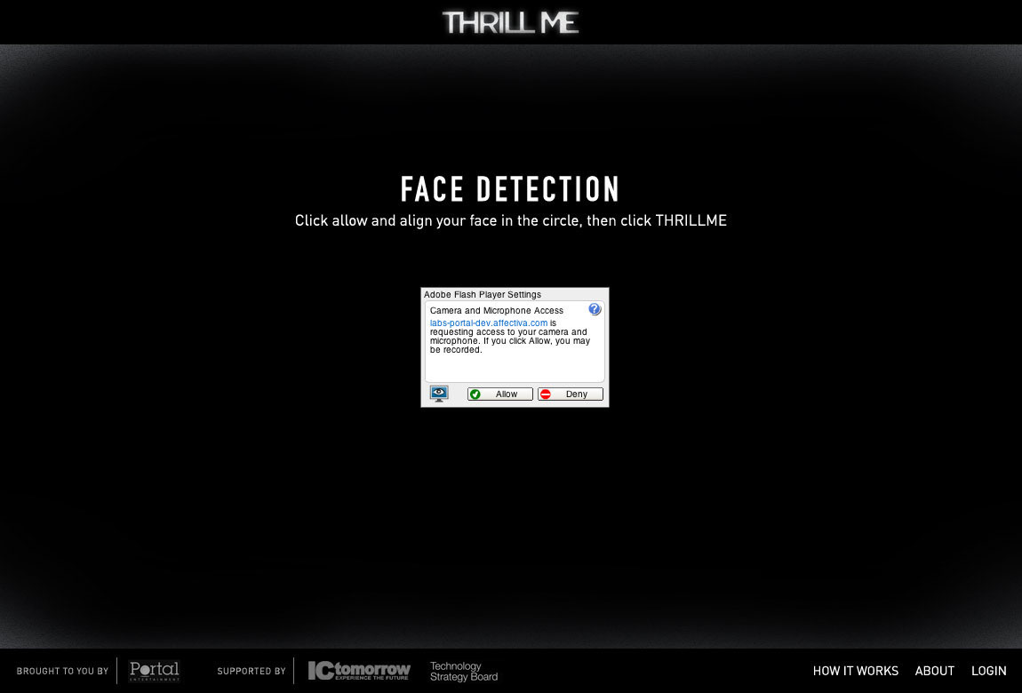 Thrill Me Face tracking: project image 3